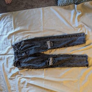 Shein grey ripped jeans size small